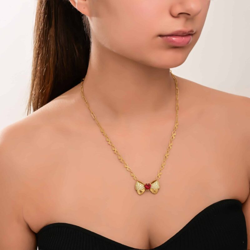 Mon Amour Ruban Diamond Necklace - Image 2