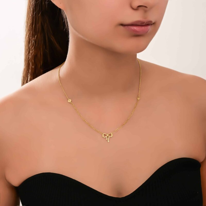 Mon Amour Ruban Diamond Necklace - Image 2