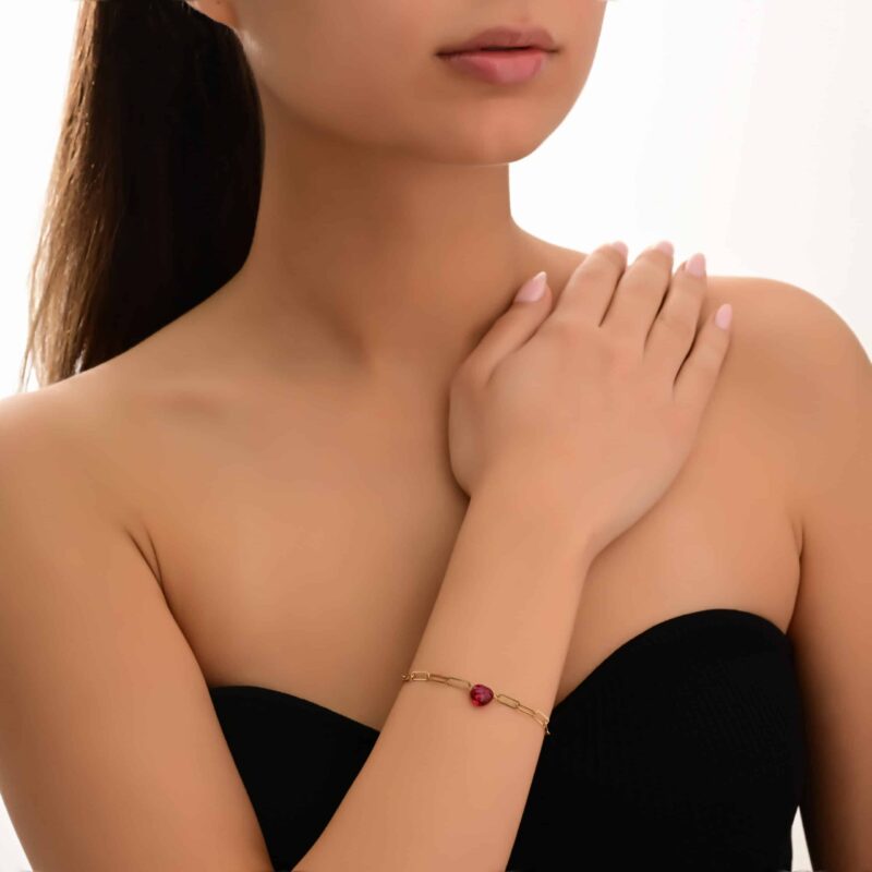 Mon Amour Ruban Gold Bracelet - Image 2