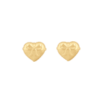 Mon Amour Ruban Gold Earrings