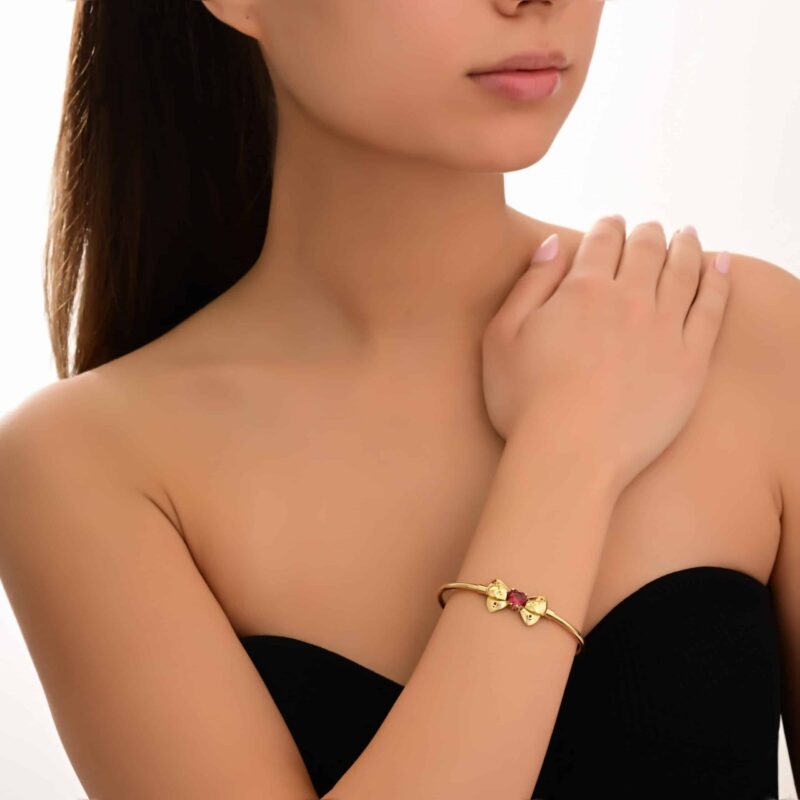 Mon Amour Ruban Gold Bracelet - Image 2