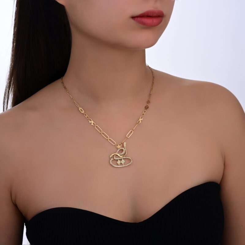 oummi x ruban diamond  necklace - Image 2