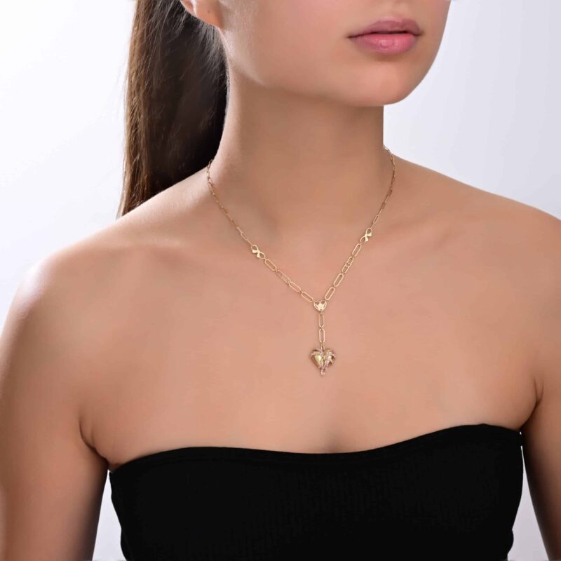Mon Amour Ruban Diamond Necklace - Image 2
