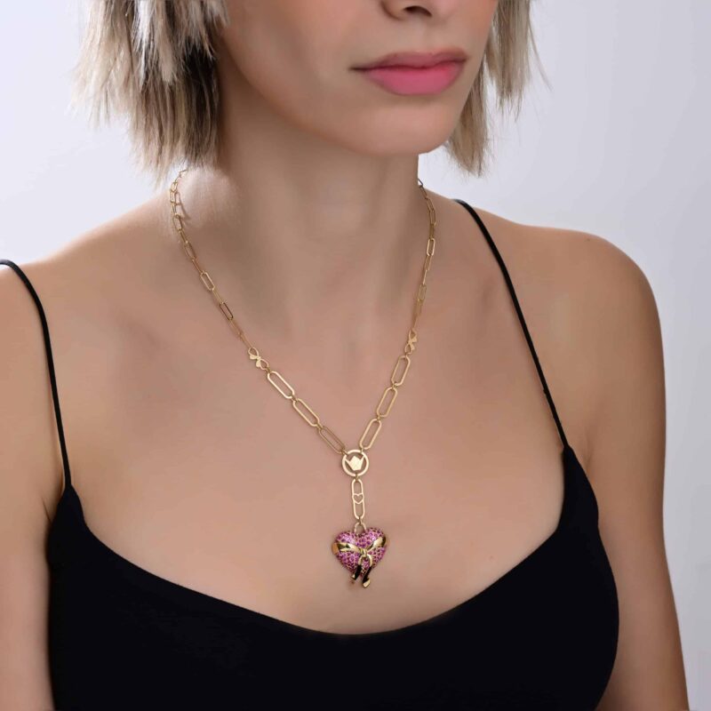 Mon Amour Ruban Diamond Necklace - Image 2
