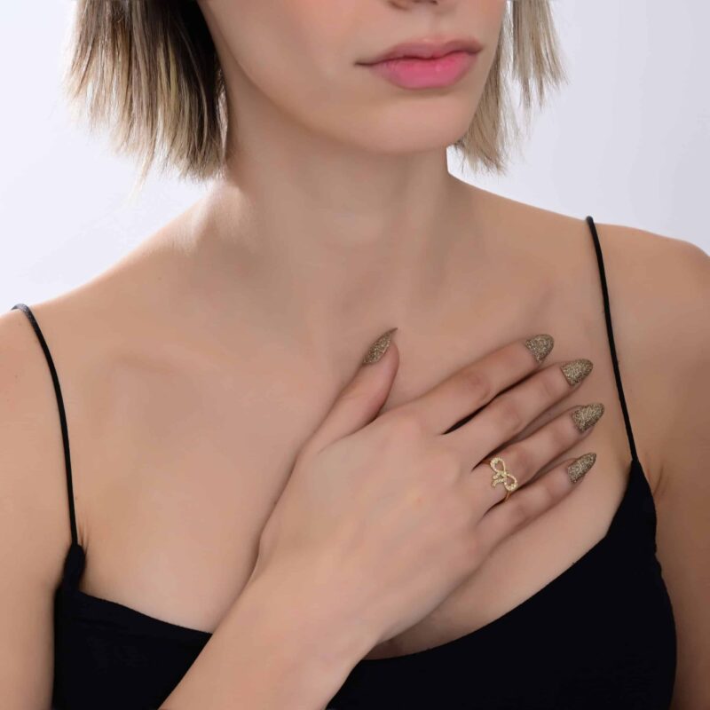 Mon Amour Ruban Diamond Ring - Image 2