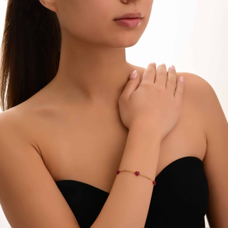 Mon Amour Ruban Gold Bracelet - Image 2