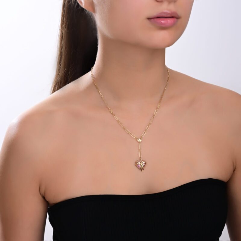 Mon Amour Ruban Diamond Necklace - Image 2