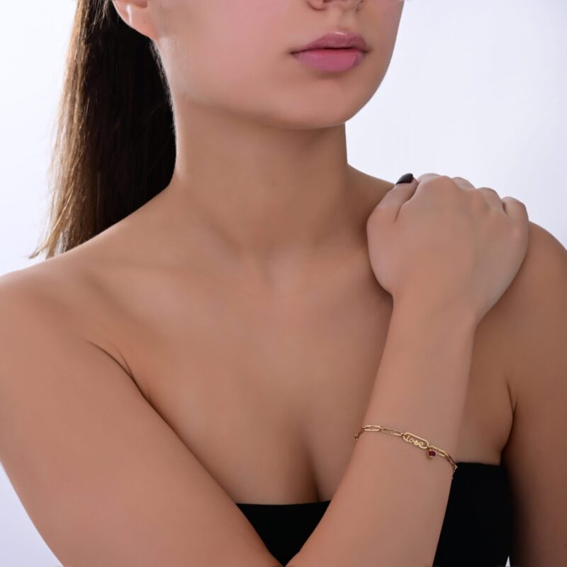 Mon Amour Ruban Gold Bracelet - Image 2