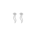 Waves Bridal Collection Diamond Earrings