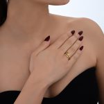Waves Bridal Collection Gold Ring - Image 2
